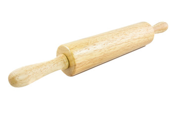 Rolling pin isolated on white background