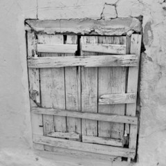 photo of old wooden door