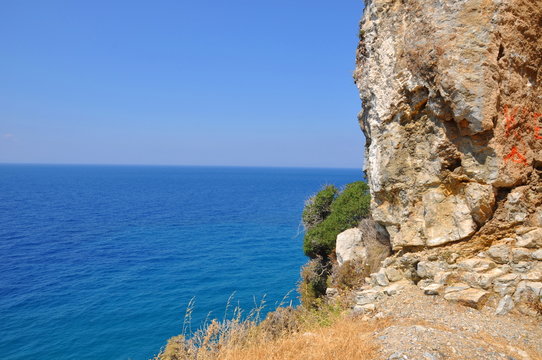 Photo of beautiuful scenery of Aegean sea