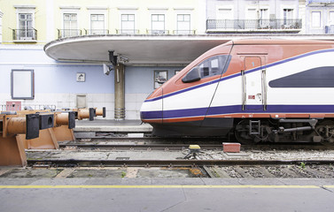 Fototapeta premium Train at a station