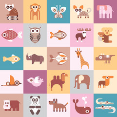 Animals vector illustration