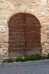 Italian old door