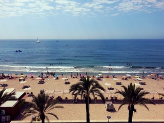 Beautiful beach in spain