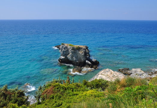 Photo of beautiuful scenery of Aegean sea