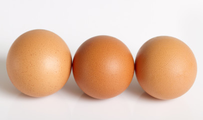 Three eggs.