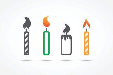 Candle icons