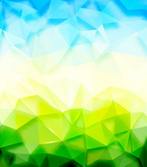 Triangle nature background