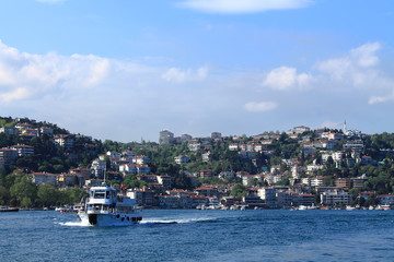 Fototapeta na wymiar coast of the Bosphorus