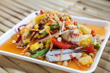 Blue Crab papaya salad