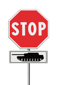 Stop the war - concept image