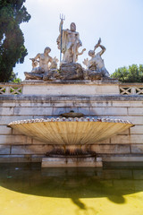 Brunnen an der Piazza del Popolo in Rom