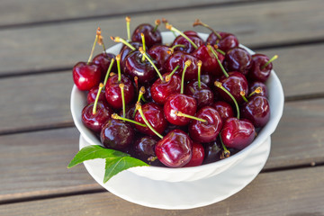 cherries in a bowl