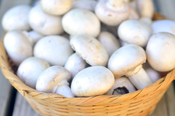 Button mushrooms.