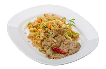 Fried rice with pork