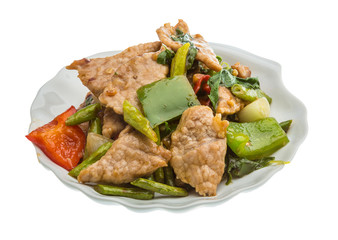 Pork with vegetables