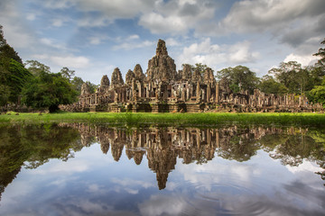 Angkor Wat with reflextion