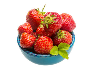 Strawberry in the bowl