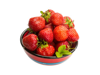 Strawberry in the bowl