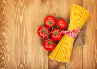 Pasta and tomatoes