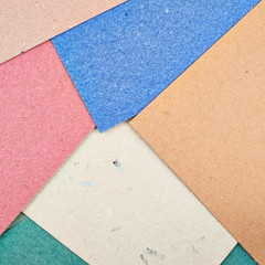 Fototapeta premium Composition of multiple cardboard paper sheets