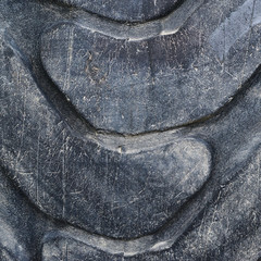 Thread tire texture surface fragment