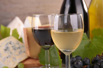 wine and cheese