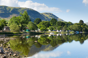 Campsite Ullswater Lake District Cumbria