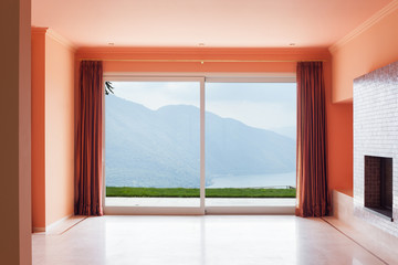 Interior house, empty living room