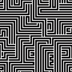 Maze seamless pattern.