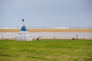 plage et tipi © bboitier