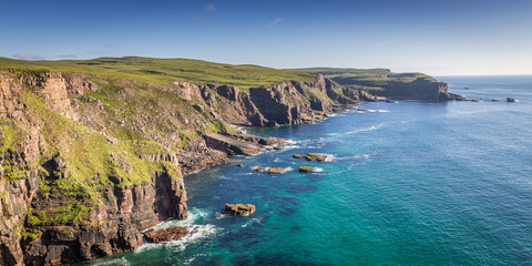 Fototapeta premium Coast at Sandwoodbay, Scotland