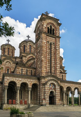 Fototapeta na wymiar St. Mark's Church, Belgrade