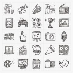 doodle business icon