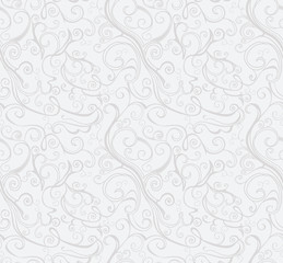 Elegant Silver Swirl background.