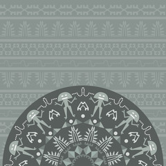 Aboriginal Art Abstract Background