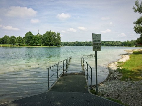 Rollstuhlrampe am Feringasee