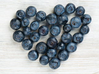 blueberry heart
