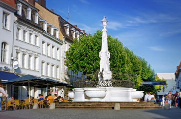 Saarbrücken, Saarland Brunnen am St. Johanner Markt