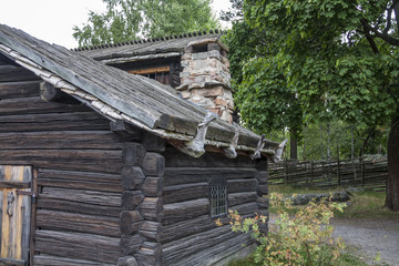 Wooden house.