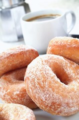 Traditional Donuts plated