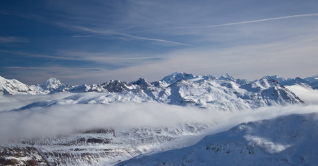 Fototapeta na wymiar winter in Alps