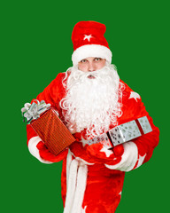 Santa Claus with gifts