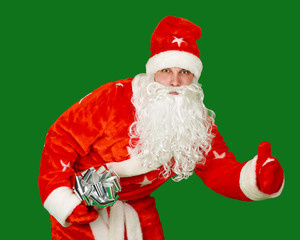 Santa Claus with gifts