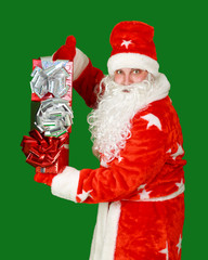 Santa Claus with gifts