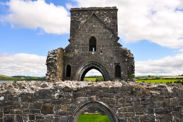 Fototapeta na wymiar Devenish Island Monastic Site, Northern Ireland