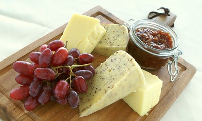 cheese selection platter