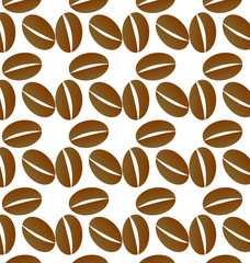 Coffee background seamless vector