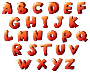 Letters of the alphabet