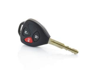 remote car key isolated on white background