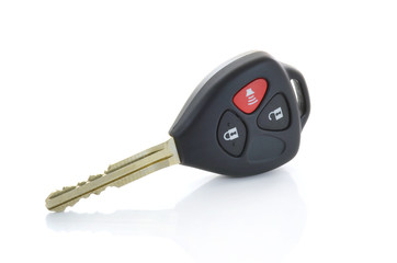 remote car key isolated on white background